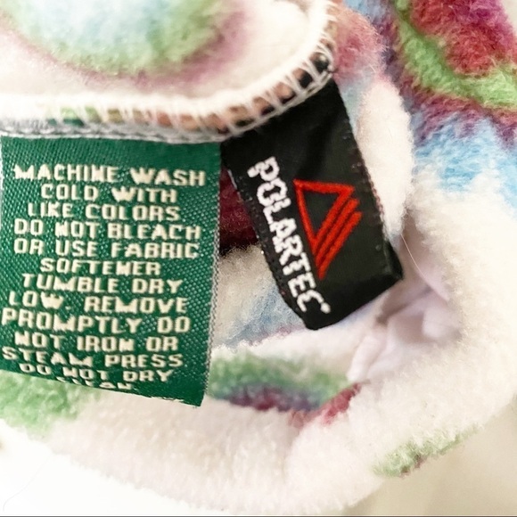 L.L. Bean T Snap Pullover Circle Patterned Sweater Jacket - Picture 7 of 8